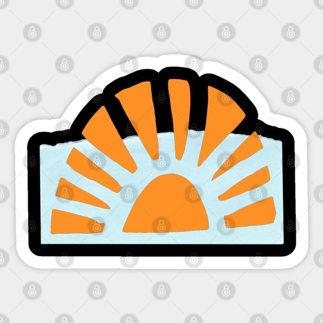 sunshine day Sticker by KylePrints